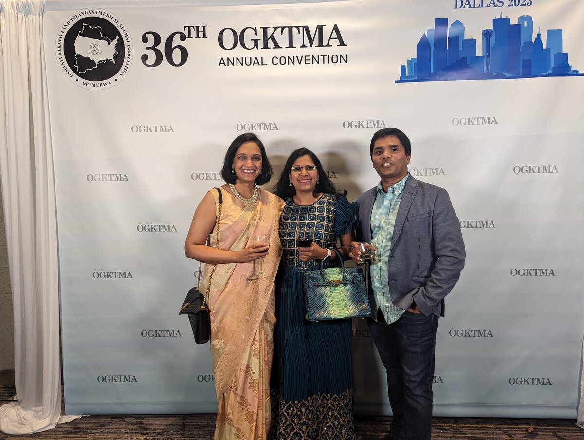 36th Convention 2023 - Members at the Dallas backdrop